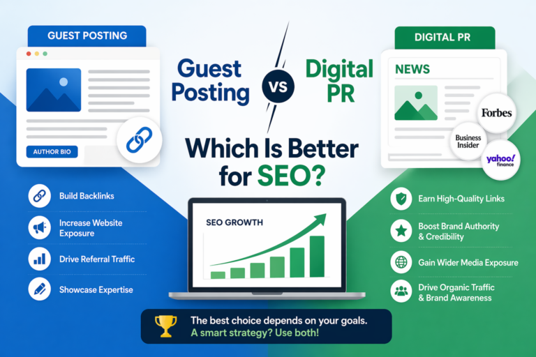 Guest Posting vs Digital PR: Which Is Better for SEO?