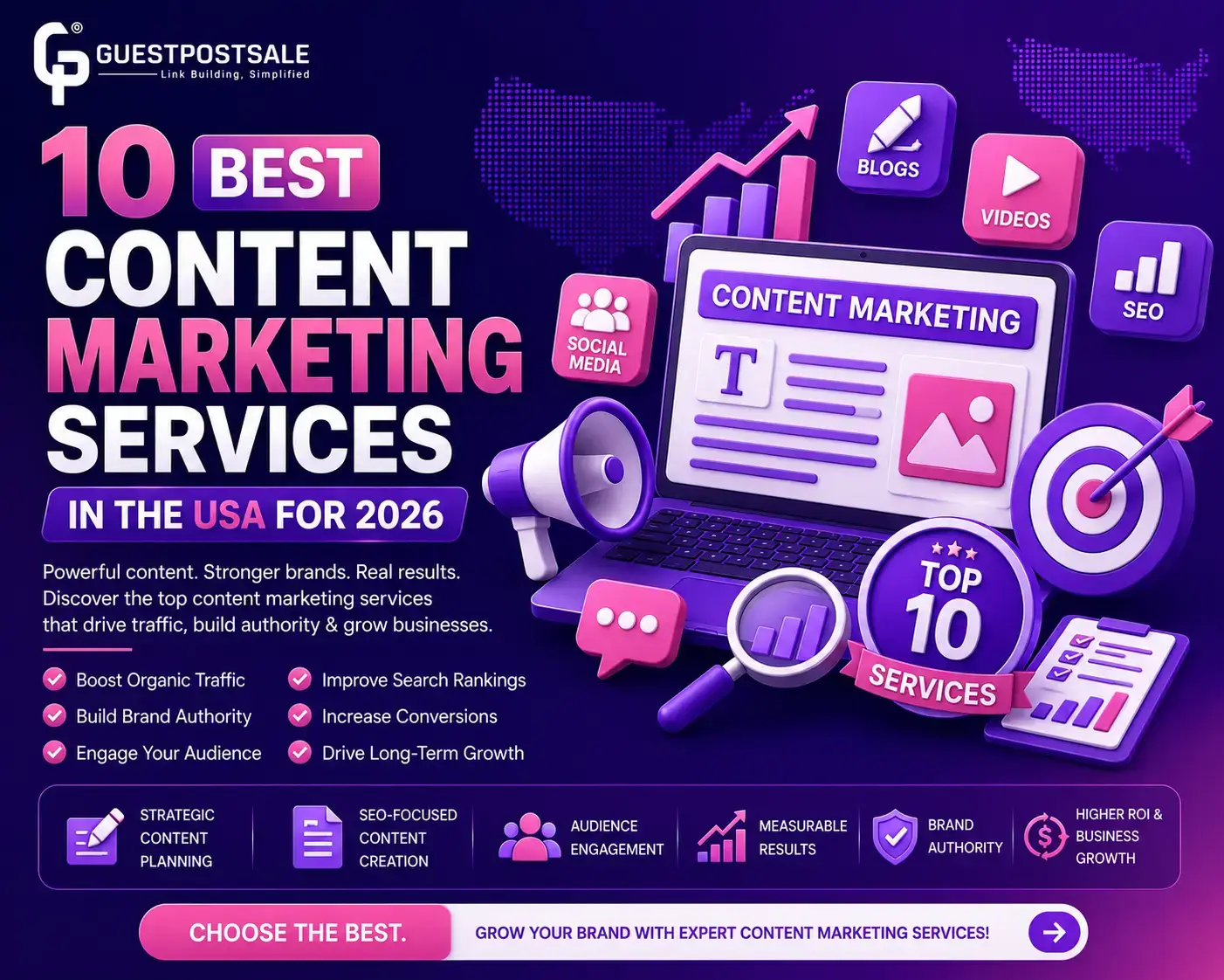 10 Best Content Marketing Services in the USA for 2026