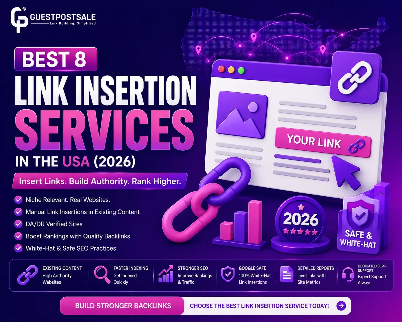 Top 8 Link Insertion Services in the USA