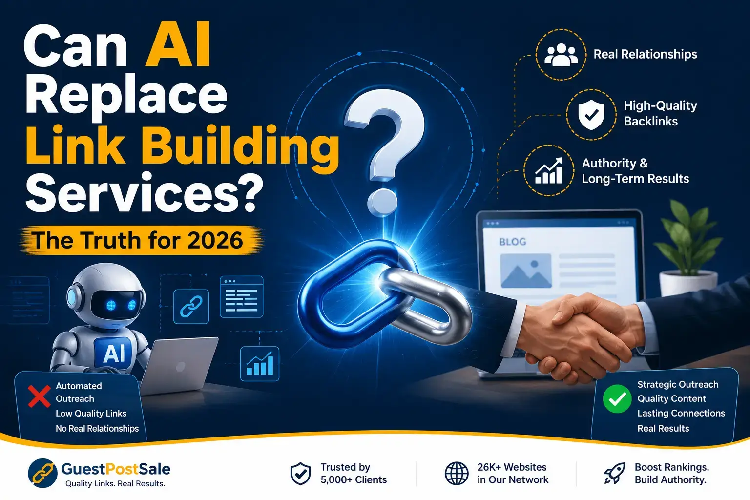 Can AI Replace Link Building Services? The Truth for 2026